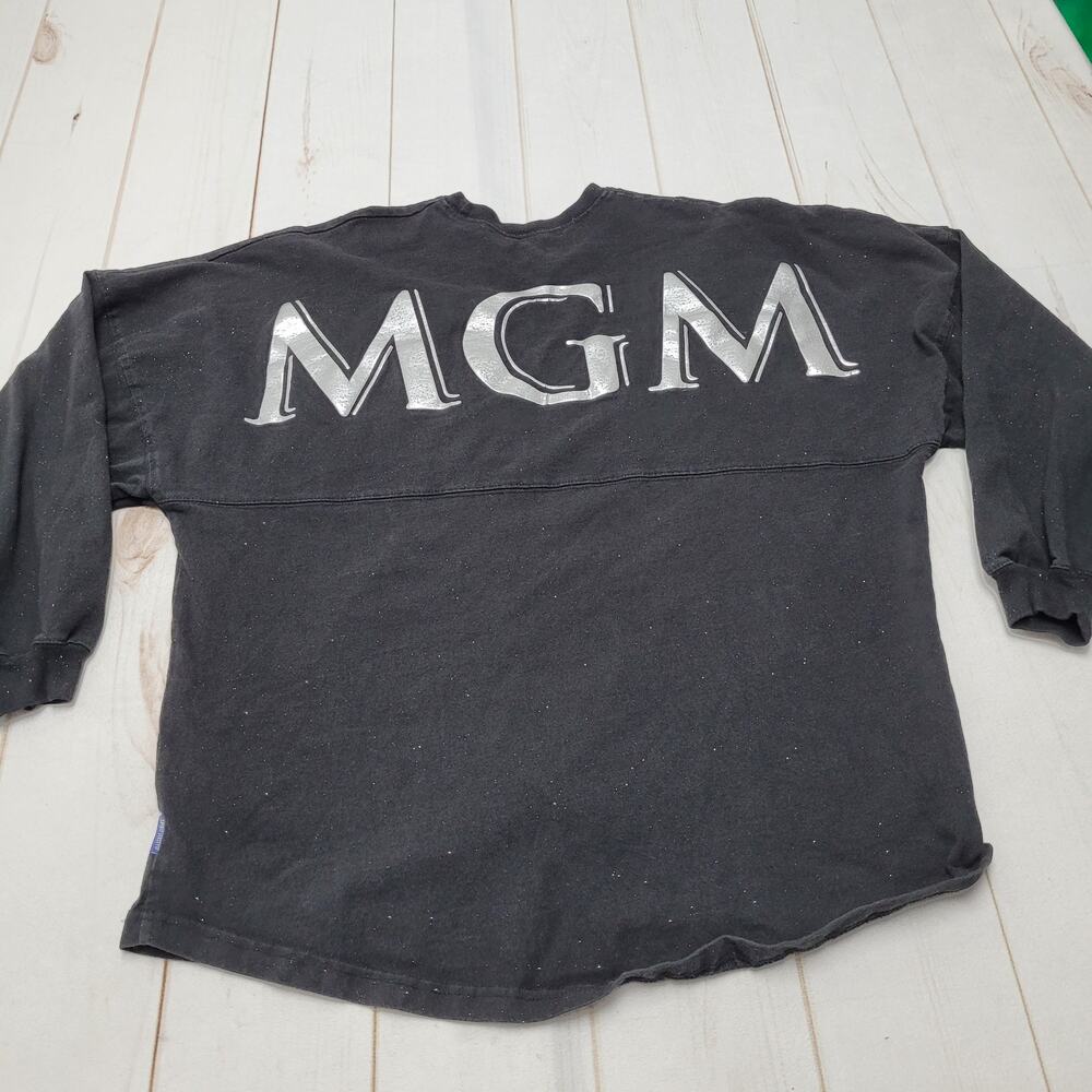 MGM resorts spirit jersey black sparkle glitter oversized
